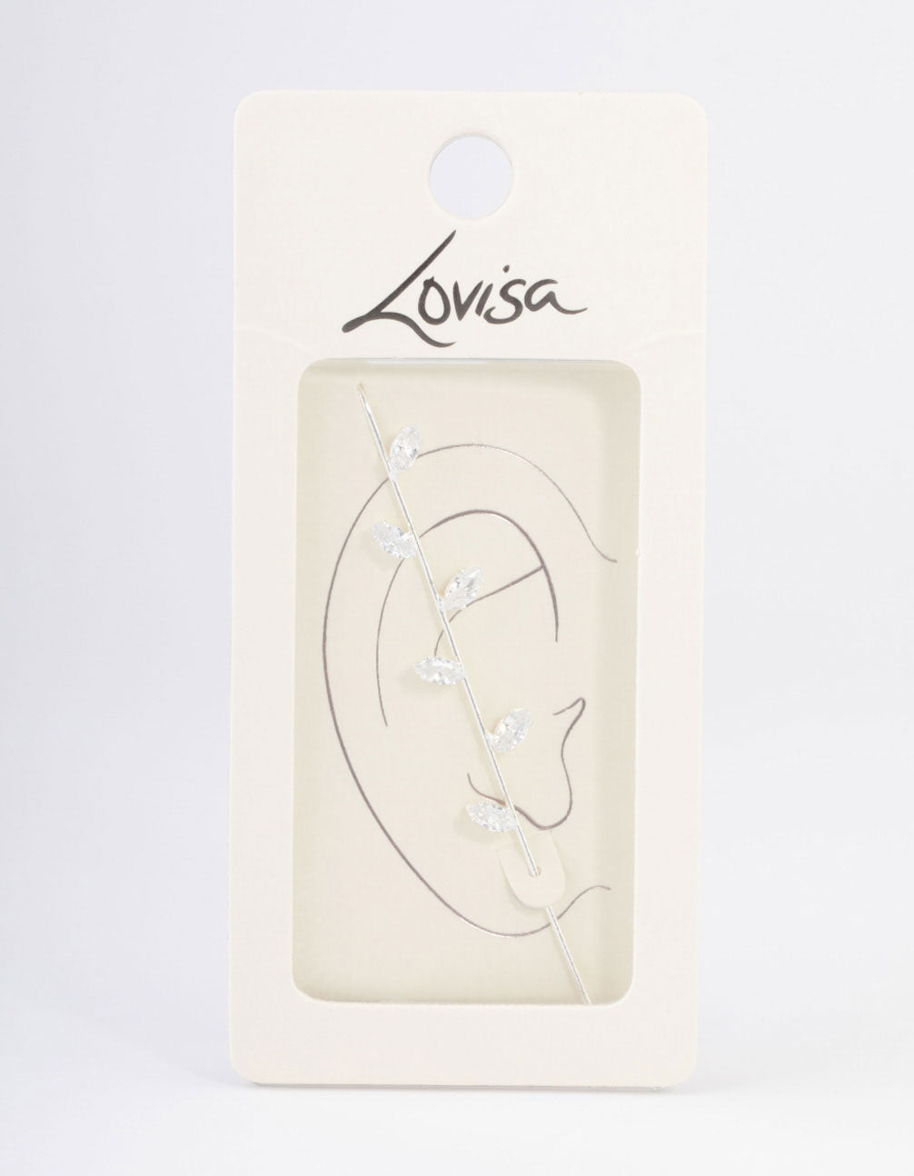 Silver Petal Ear Hook