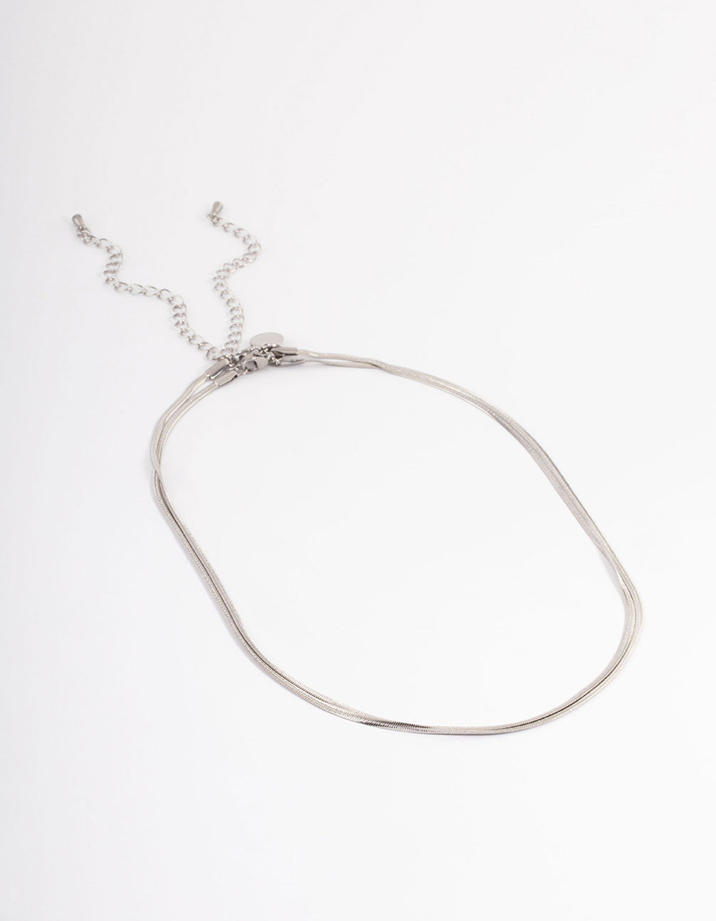 Waterproof Stainless Steel Snake Chain Fine Layered Necklace