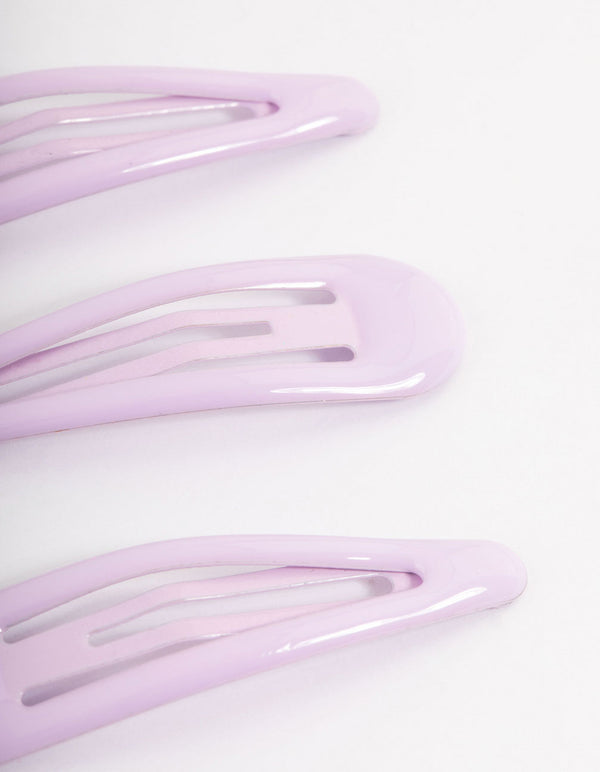 Coated Purple Bubble Snap Clip Pack