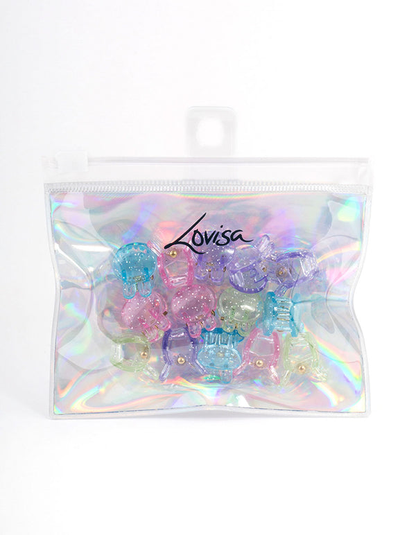 Kids Bunny Hair Claw Clip Pack