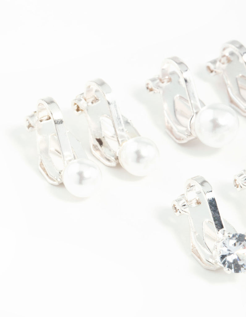 Backs Kmart Clip On Hoop Earrings Kmart Wholesale Lot Large STUD