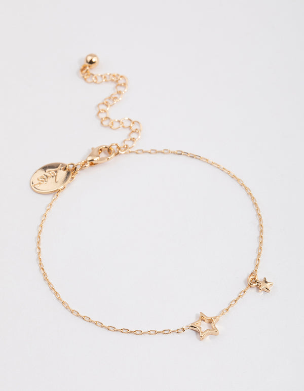 Gold Celestial Star Bracelet