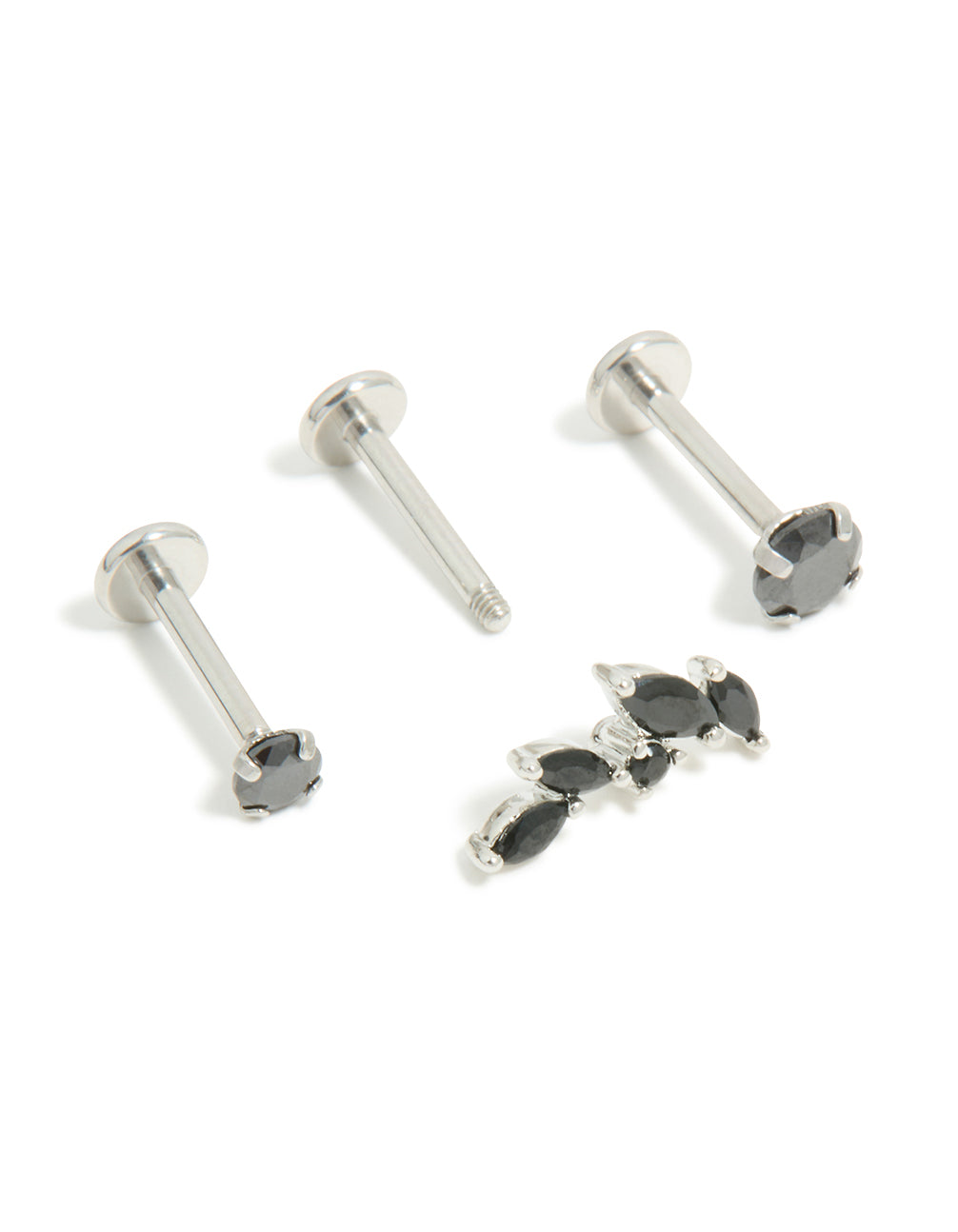 Surgical Steel Stud & Vine Flat Back Pack