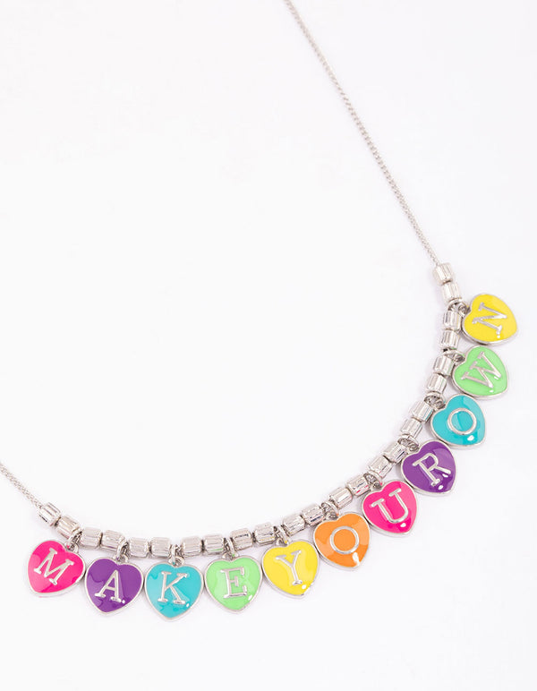 Kids Silver Charm Letter Kit