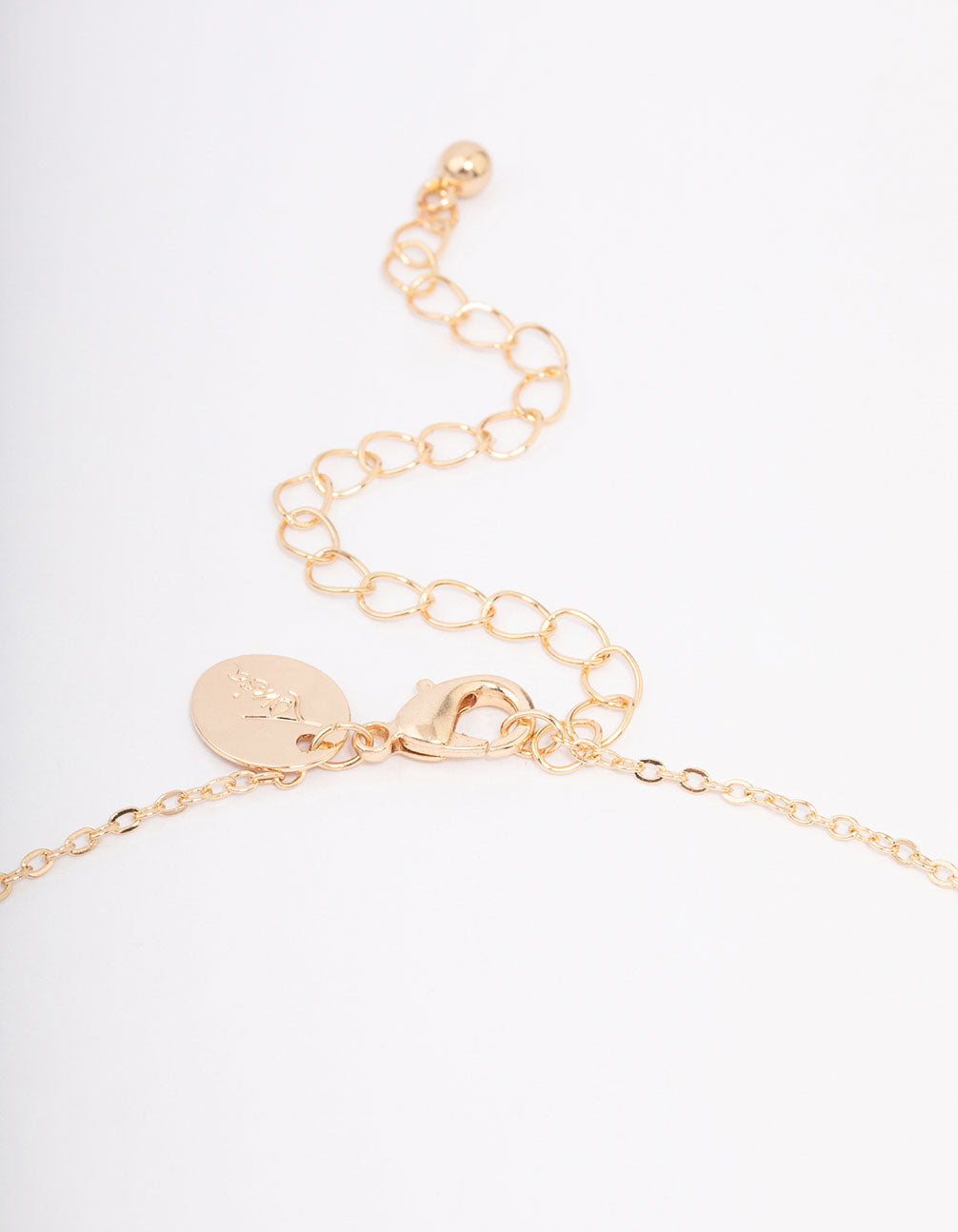 Gold Faith Bling Cubic Zirconia Pendant Necklace
