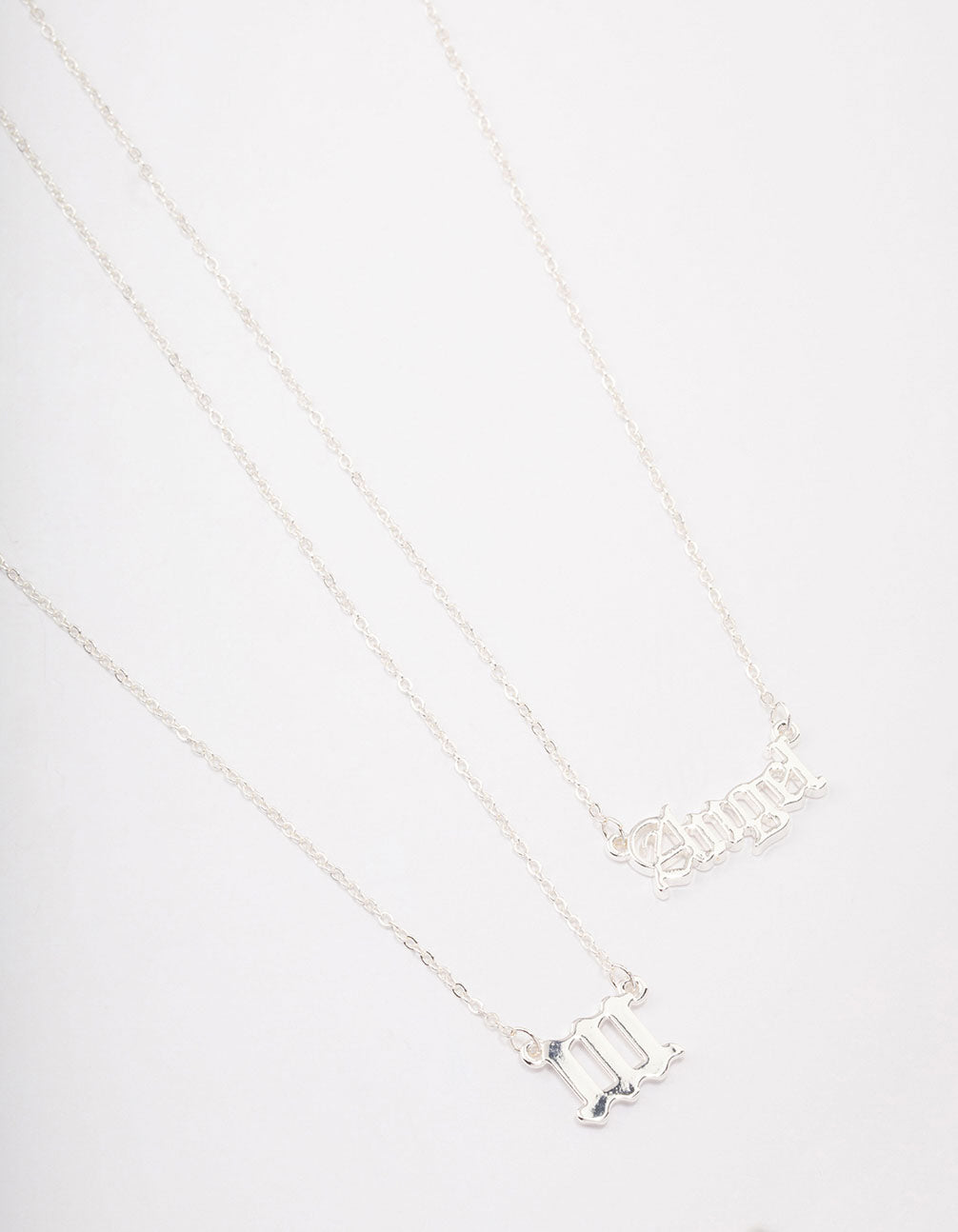Silver Plated Angel Number '111' Necklace Pack