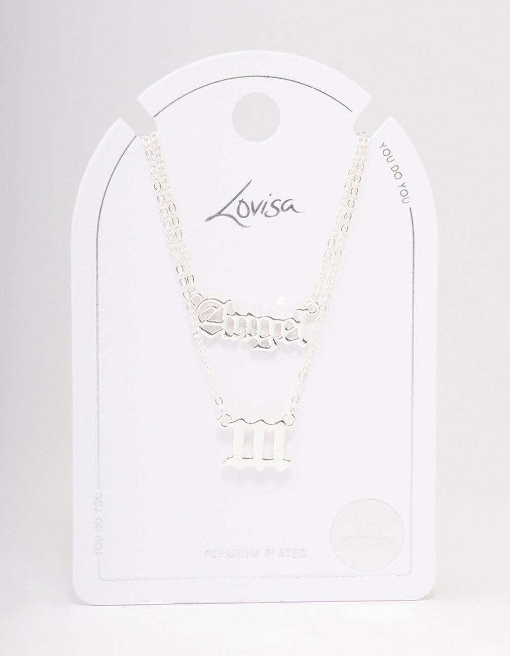 Silver Plated Angel Number '111' Necklace Pack