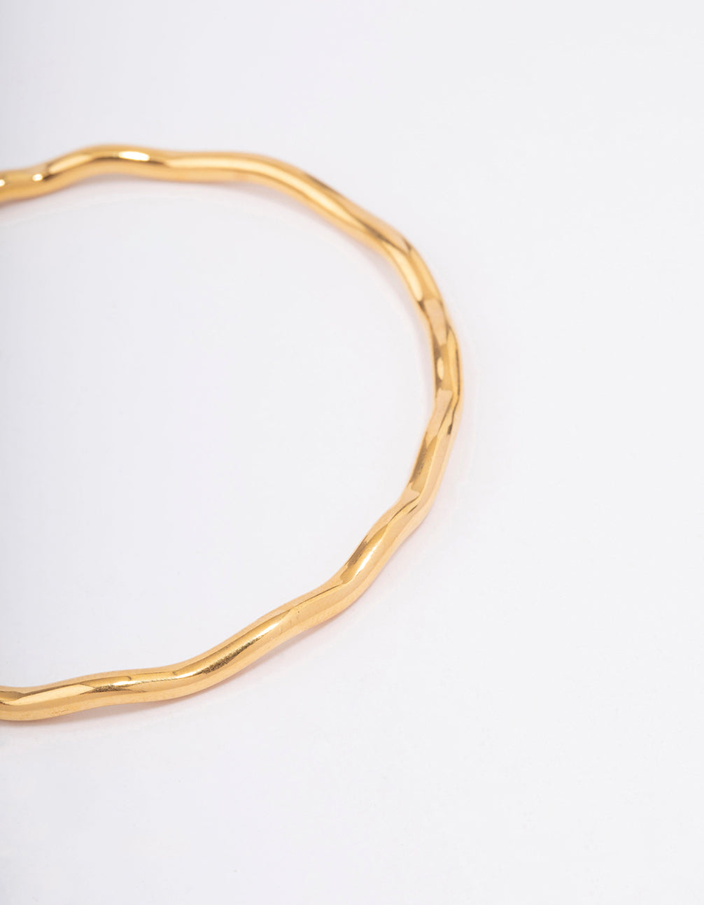 Waterproof Gold Plated Stainless Steel Mini Wave Wrist Cuff