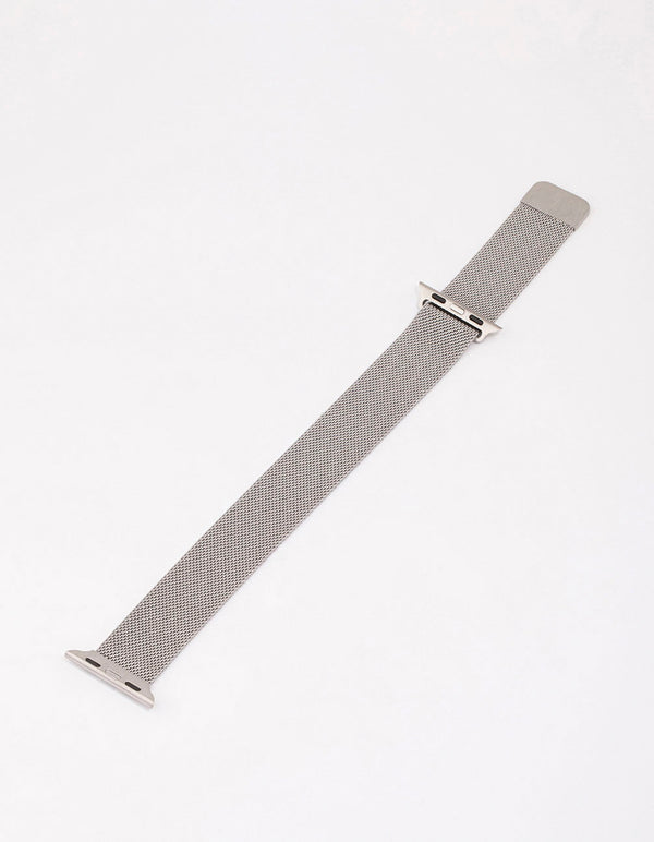 Silver Mesh Strap Watch Band 38/40/41mm