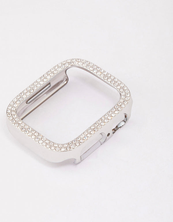 Silver & Diamante Watch Case 40/41mm
