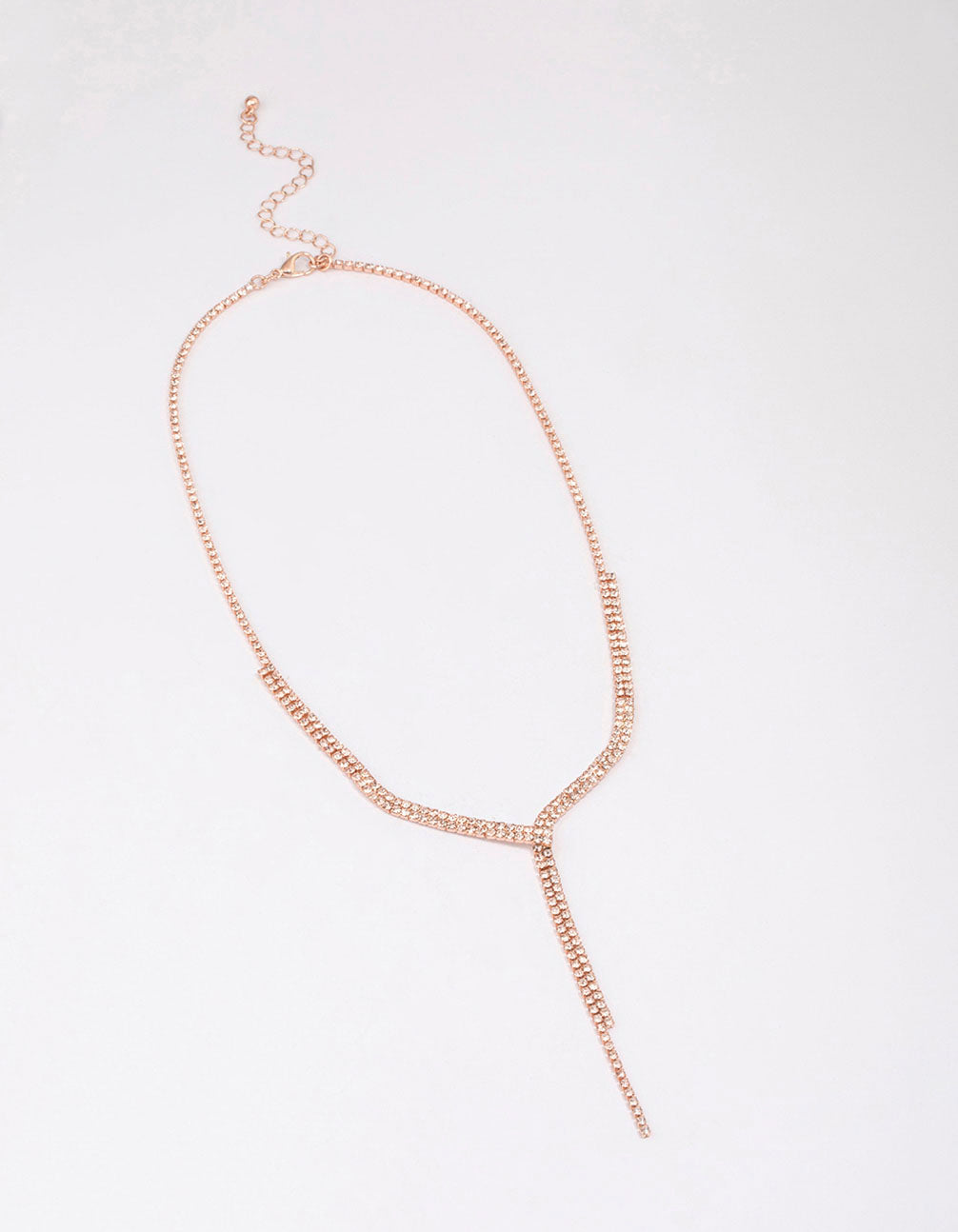 Rose Gold Dainty Ribbon Necklace