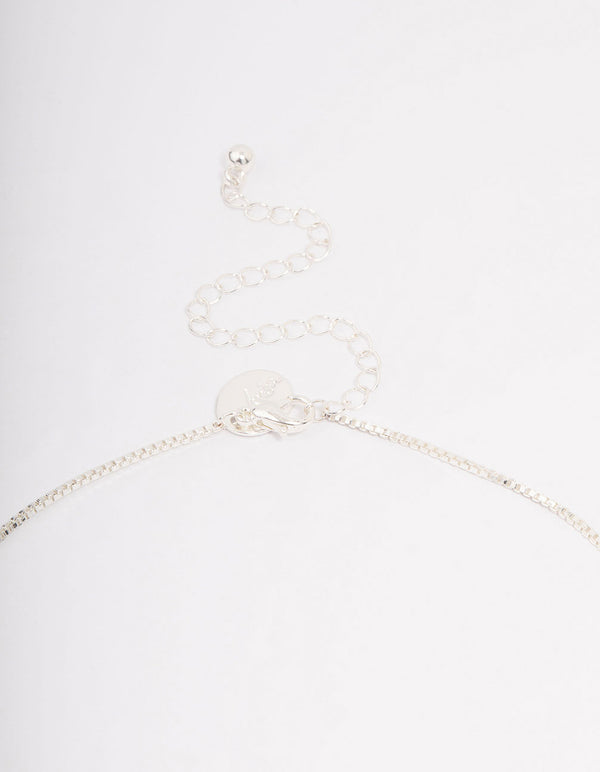 Silver Plated Angel Pendant Necklace