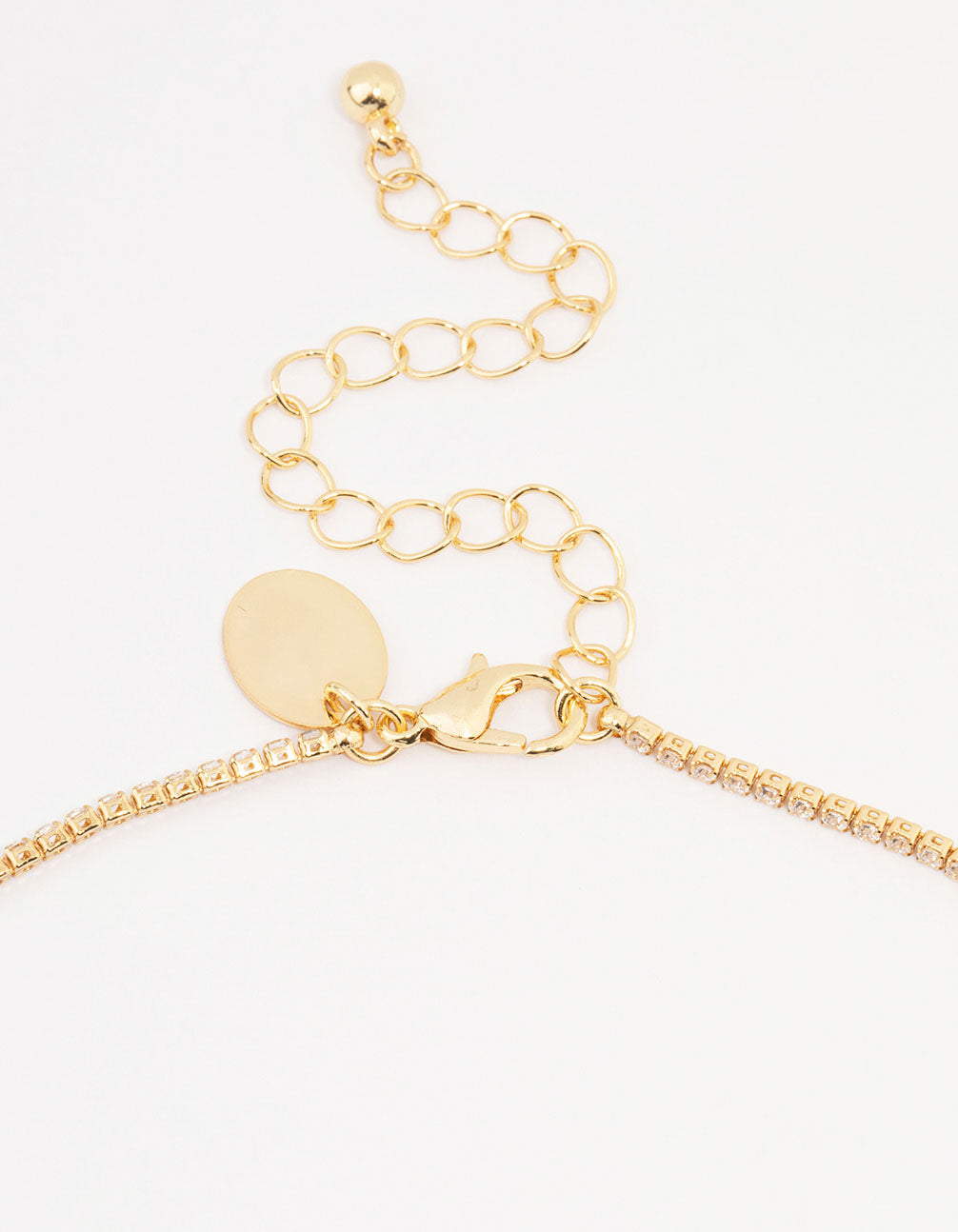 Gold Plated Symmetrical Graduating Round Necklace
