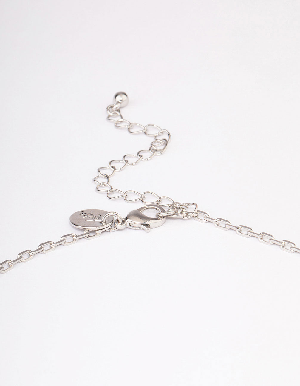Silver Bow Chain Necklace