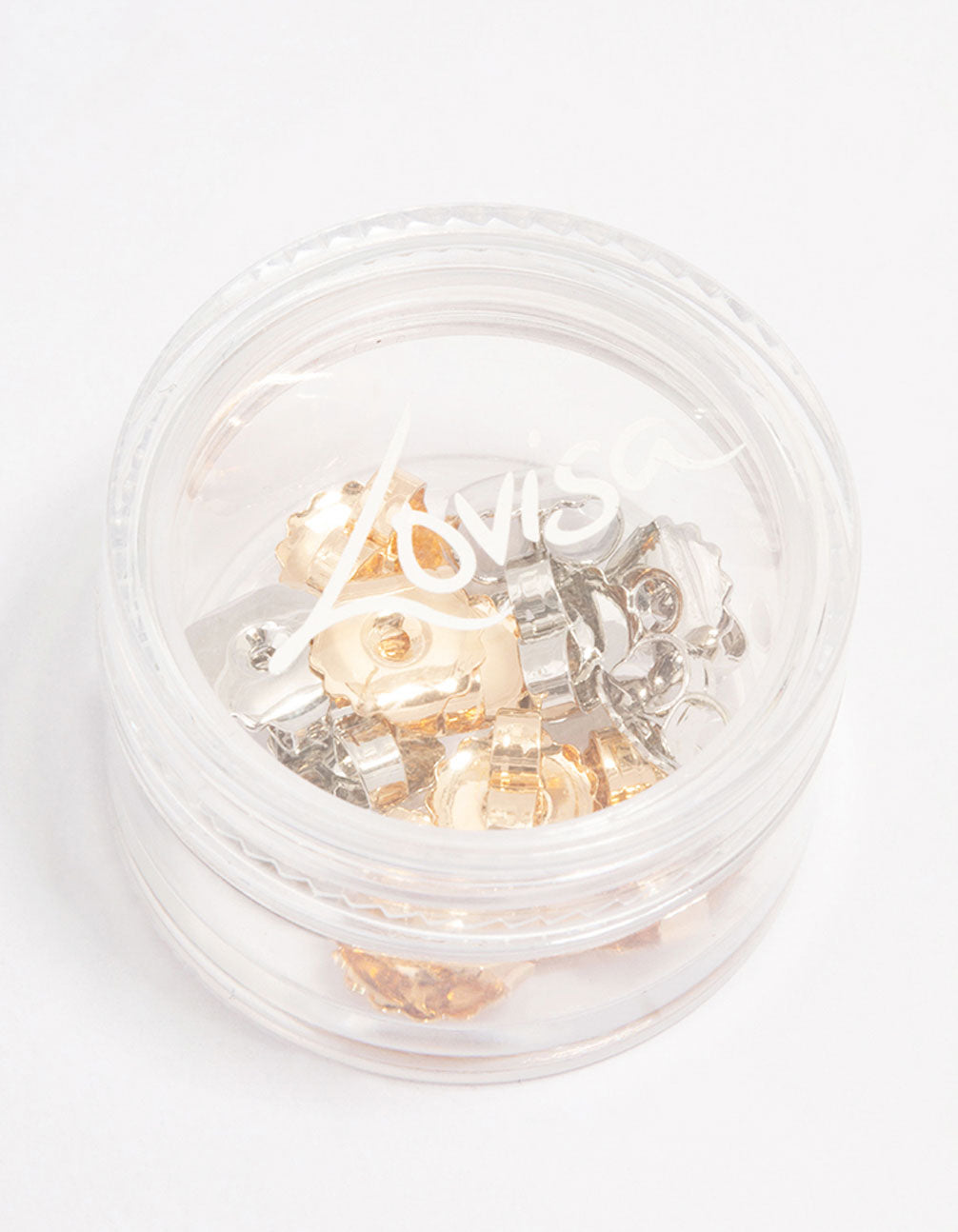 Gold & Silver Large Butterfly Earring Backs
