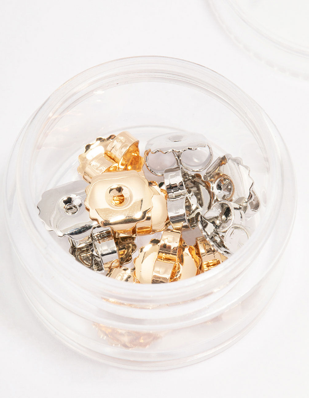 Gold & Silver Large Butterfly Earring Backs