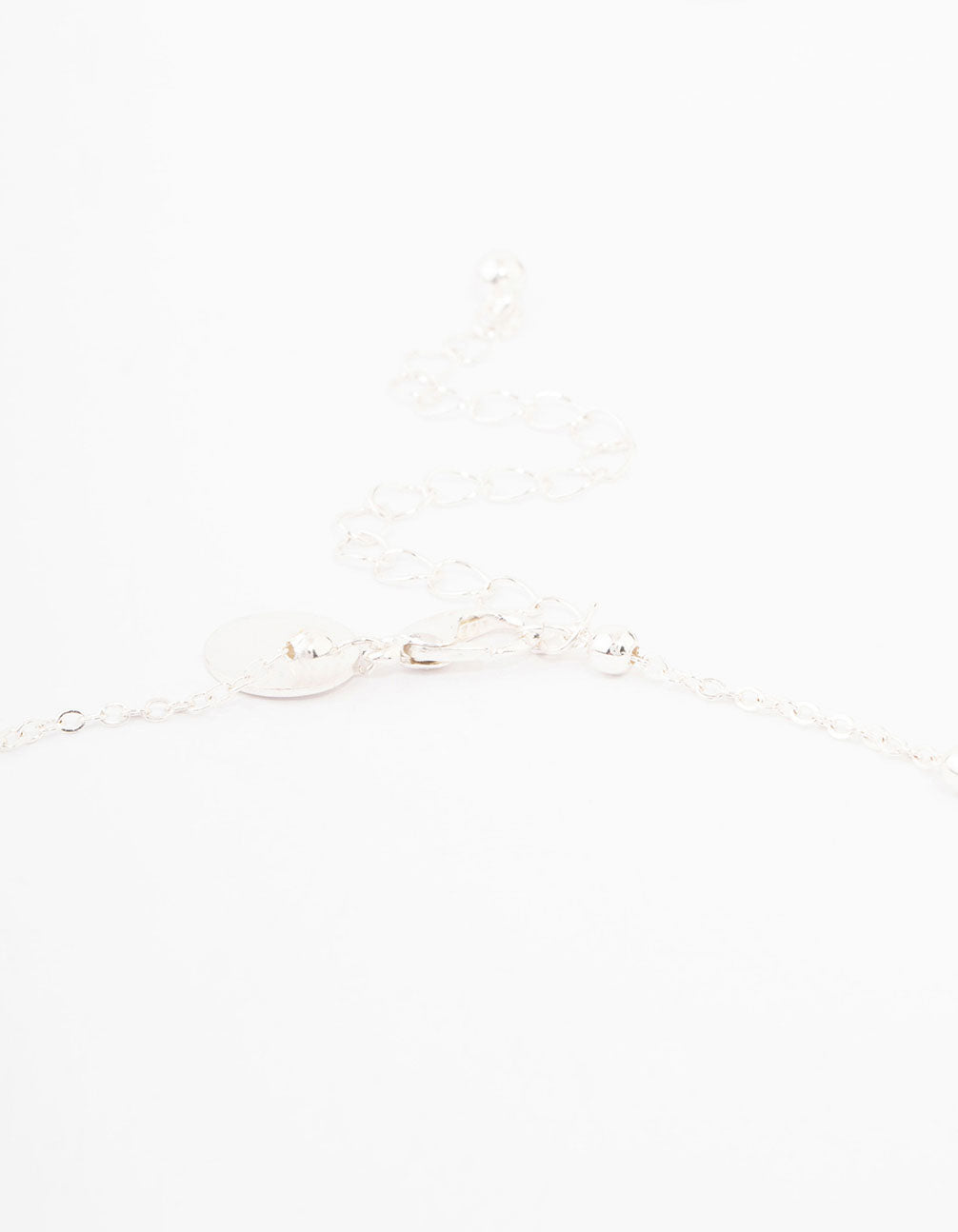 Silver Beaded Cross Jewellery Set