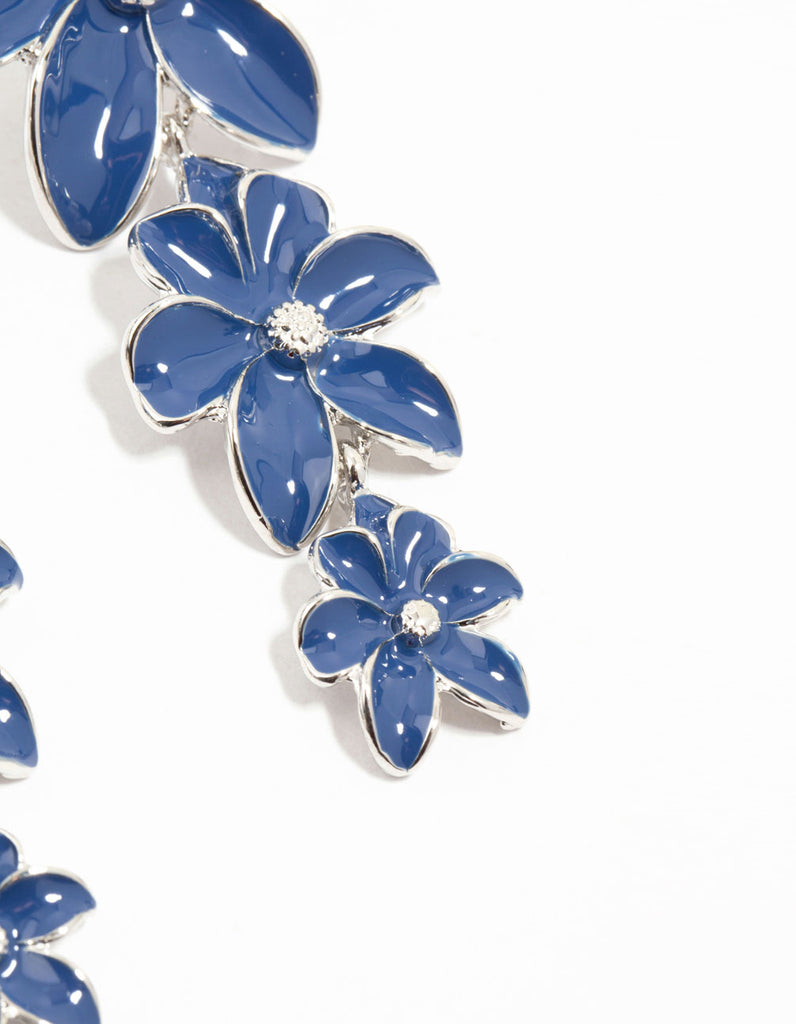 Zouhaira Earings Ivy and Rose-Blue main image 1
