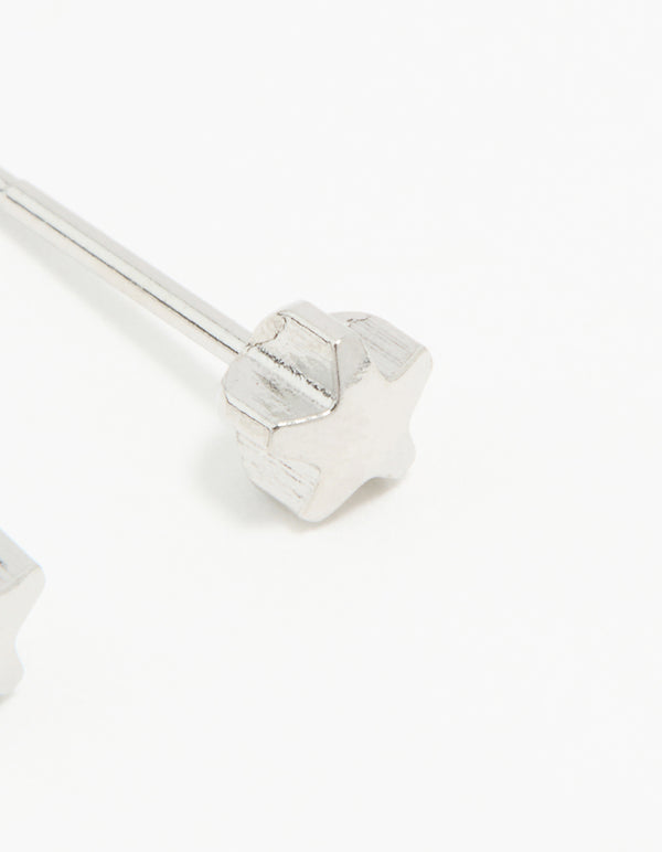 Surgical Stainless Steel 4MM Star Piercing Stud