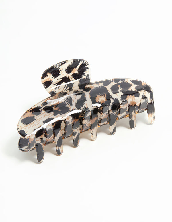 Leopard Print Claw Clip