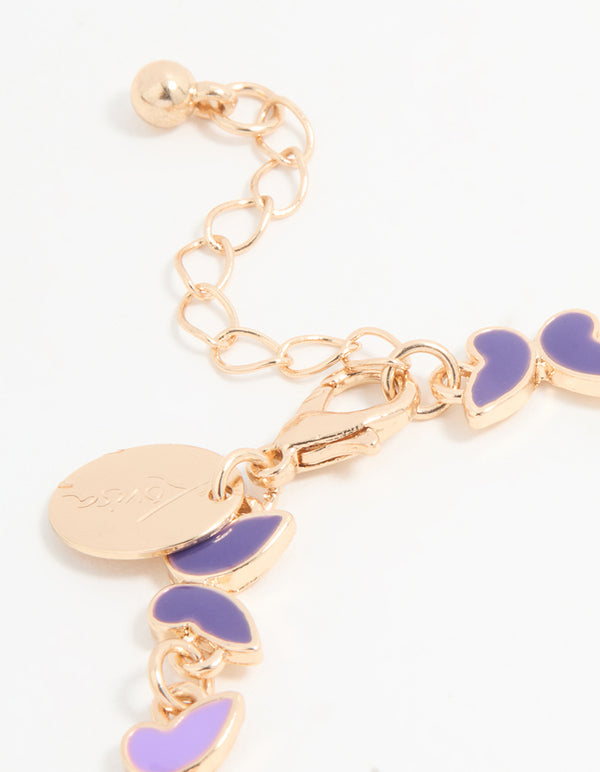 Kids Gold Mini Butterfly Bracelet & Ring Set
