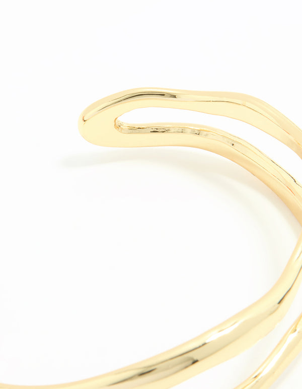 Gold Layered Wrist Cuff