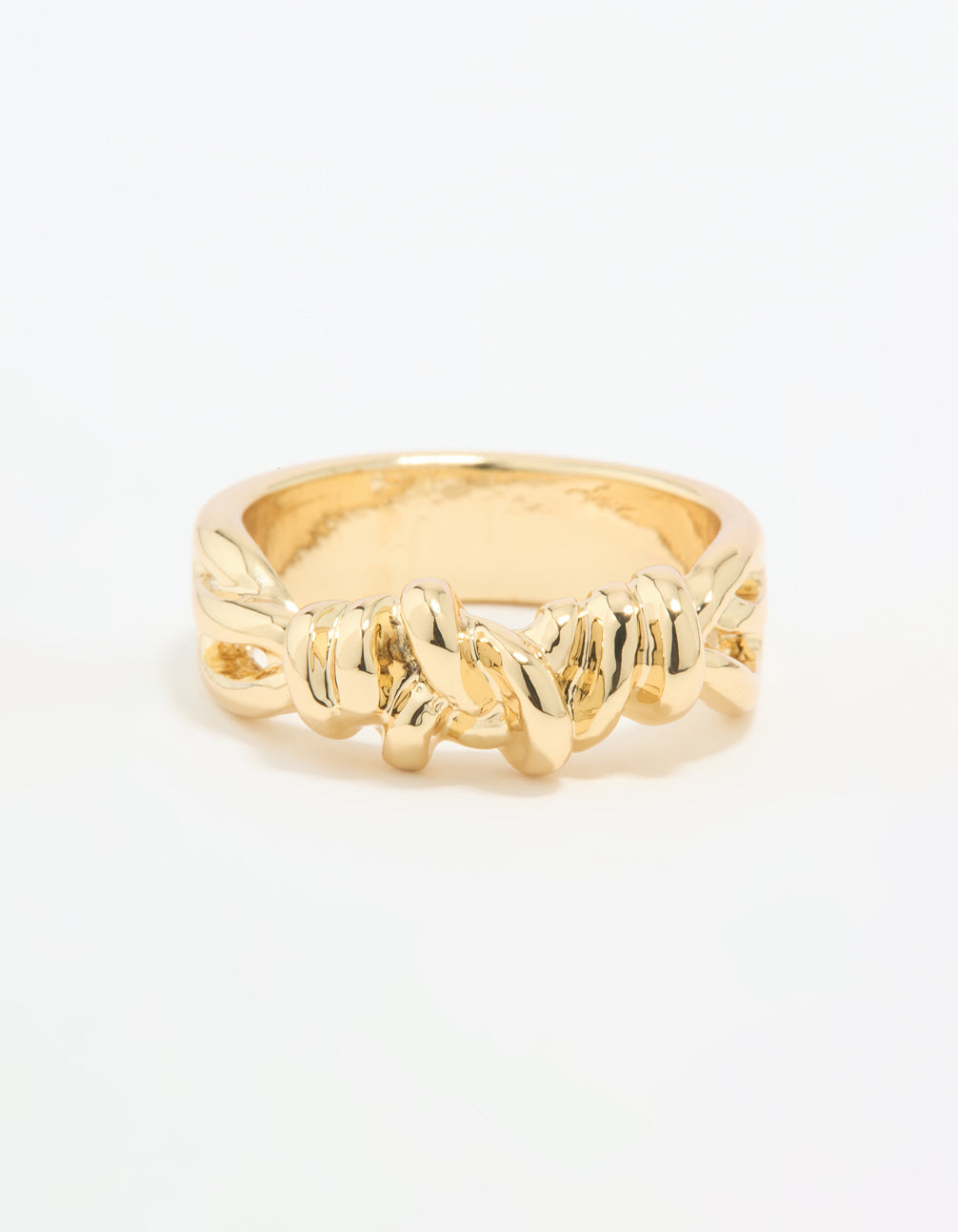 Gold Plated Dainty Knot Ring