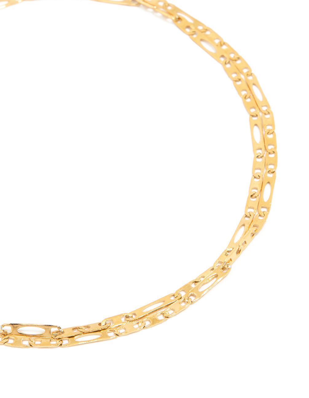Waterproof Gold Plated Stainless Steel Layered Anklet