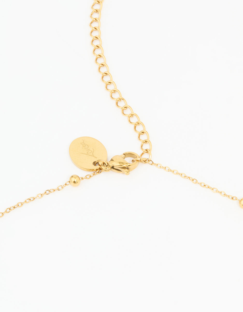 Waterproof Gold Plated Stainless Steel Beaded Waist Chain