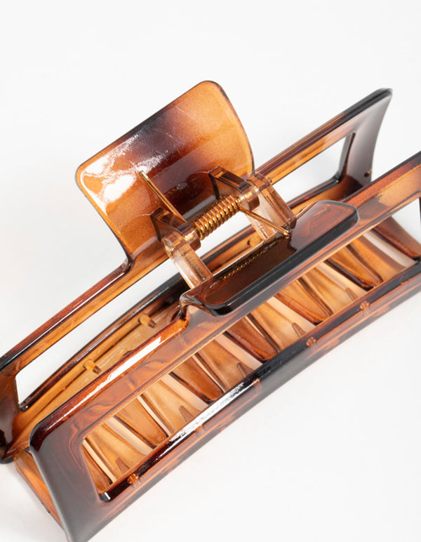 Tortoiseshell Shiny Claw Clip