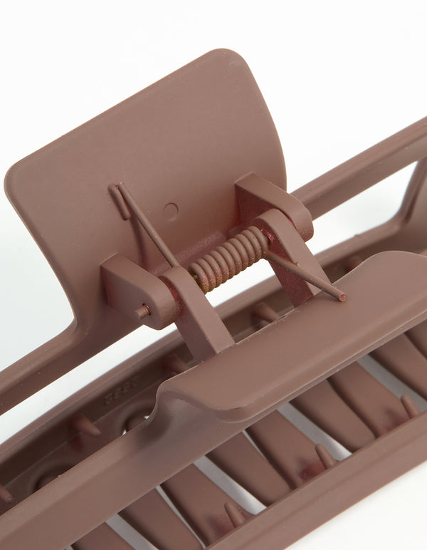 Brown Extra Large Claw Clip