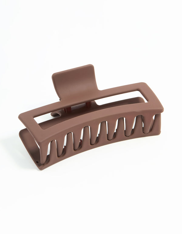 Brown Extra Large Claw Clip