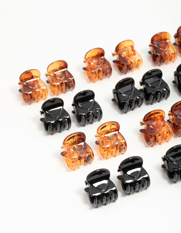 Neutral Mini Claw Clips 24-Pack