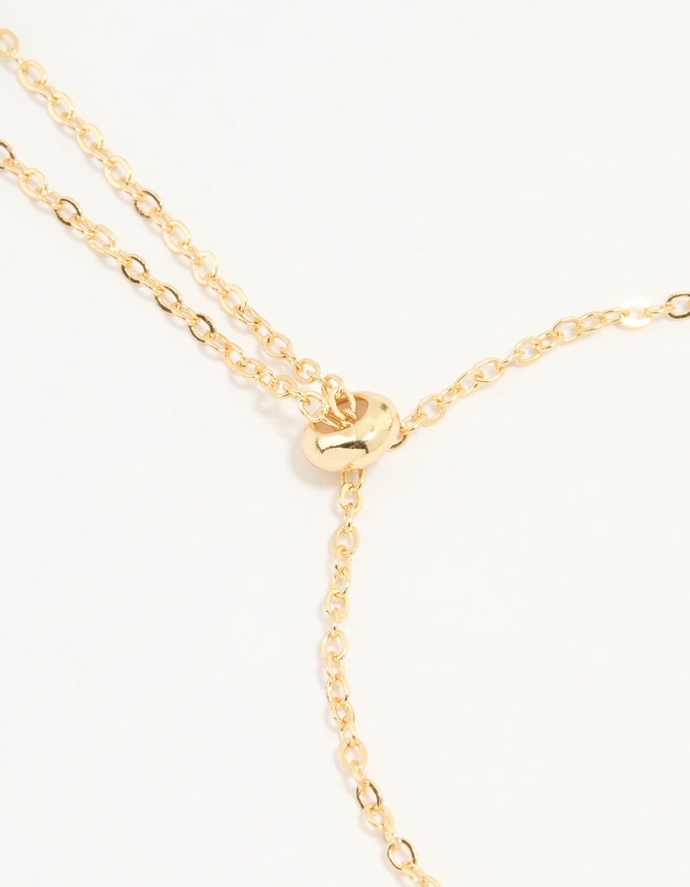 Gold Plated Cubic Zirconia Rondell Toggle Bracelet