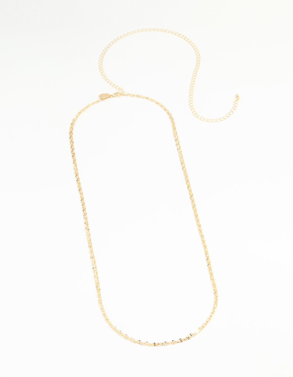 Gold Plated Plain Chain Waist Chain