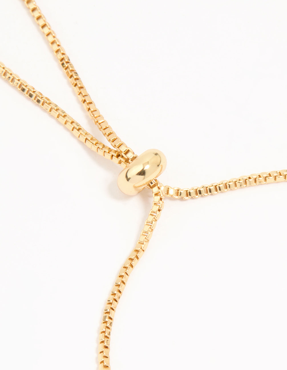 Gold Plated Cubic Zirconia Triple Flower Toggle Bracelet