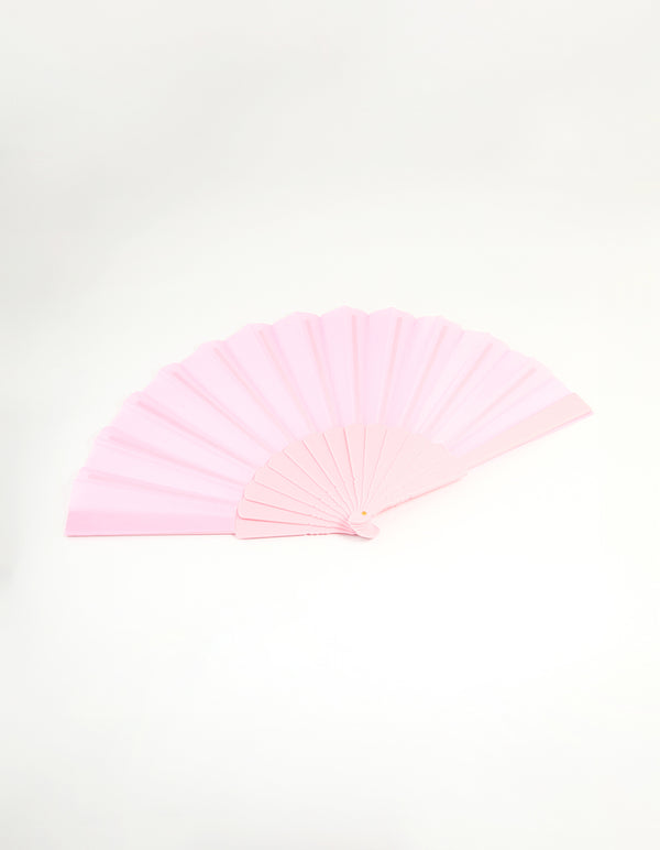 Pink Folding Fan