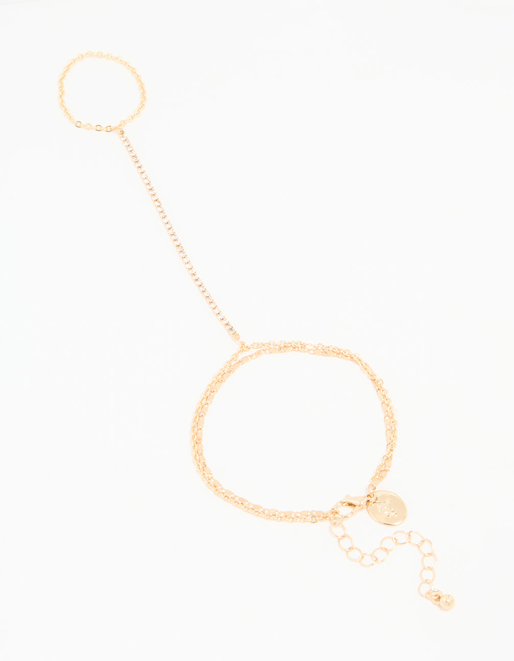 Gold Dainty Layered Hand Chain