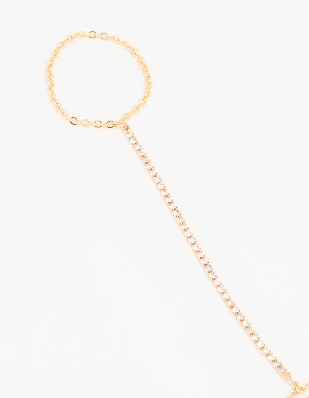 Gold Dainty Layered Hand Chain