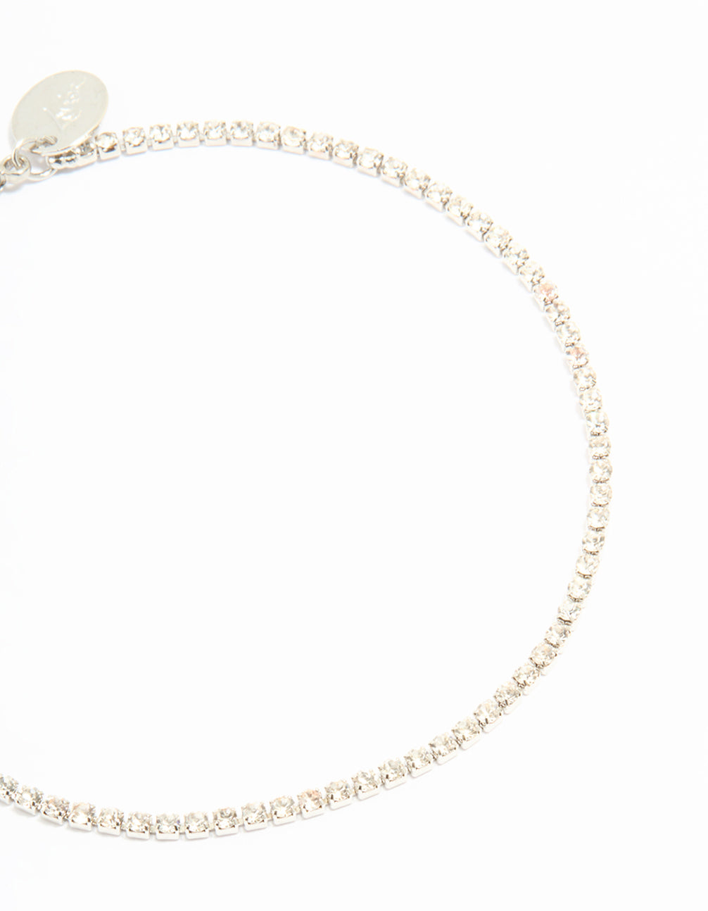 Silver Diamante & Ball Anklets 2-Pack