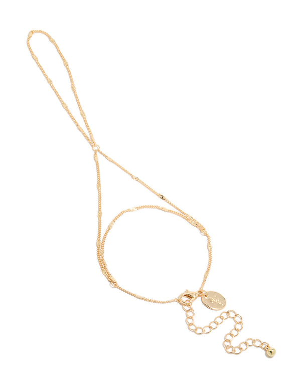 Gold Fine Chain Hand Chain