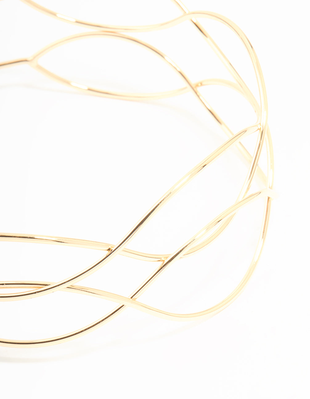 Gold Twisted Arm Cuff