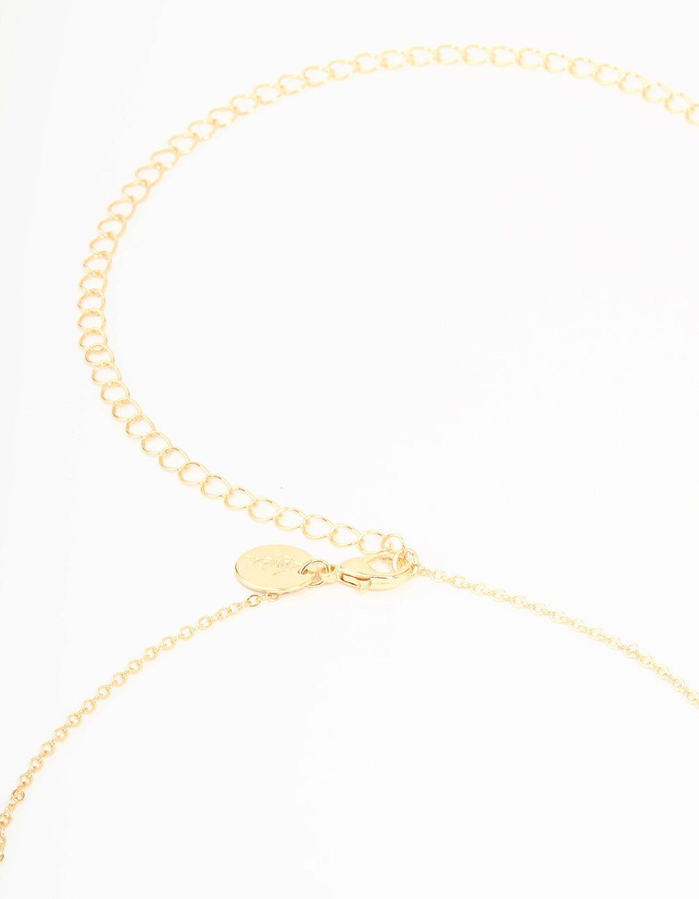Gold Diamante & Ball Waist Chain