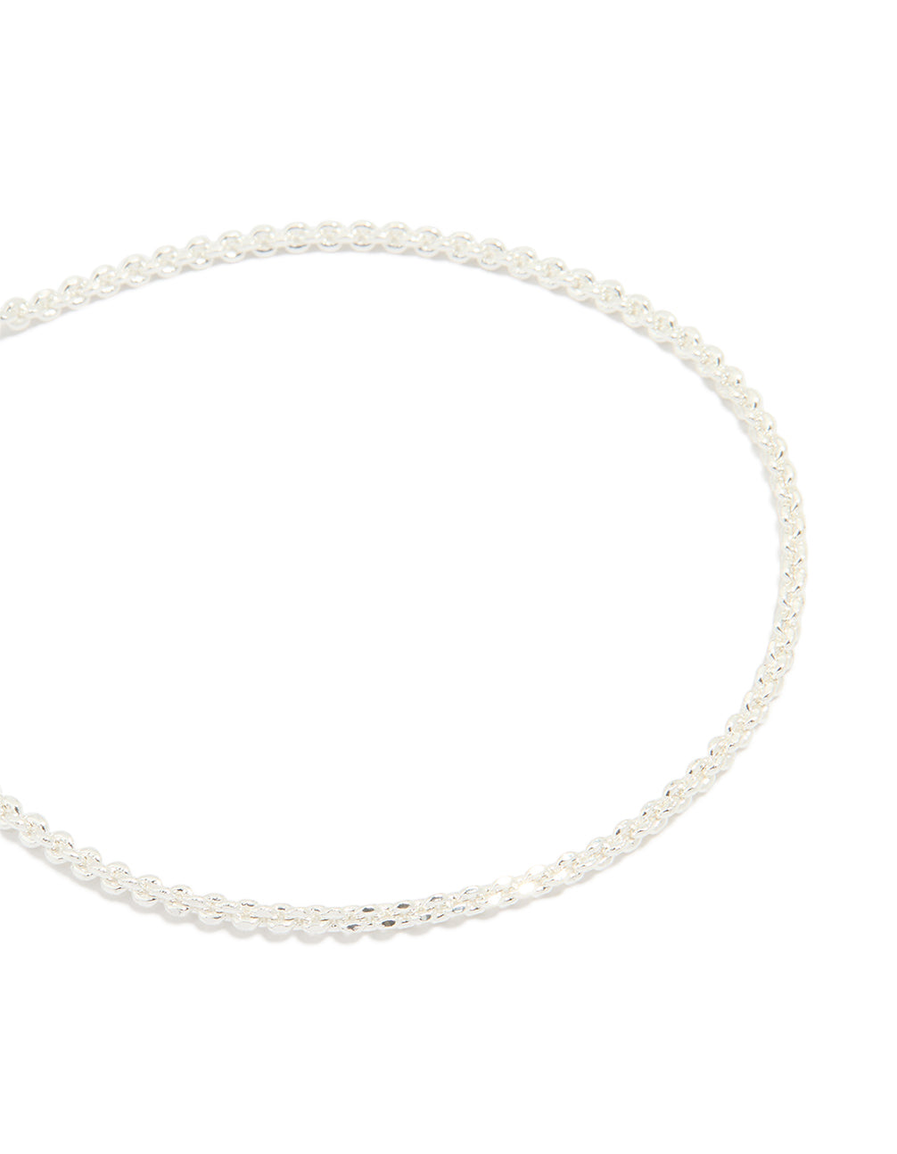 Silver Plated Detailed Chain Toggle Bracelet