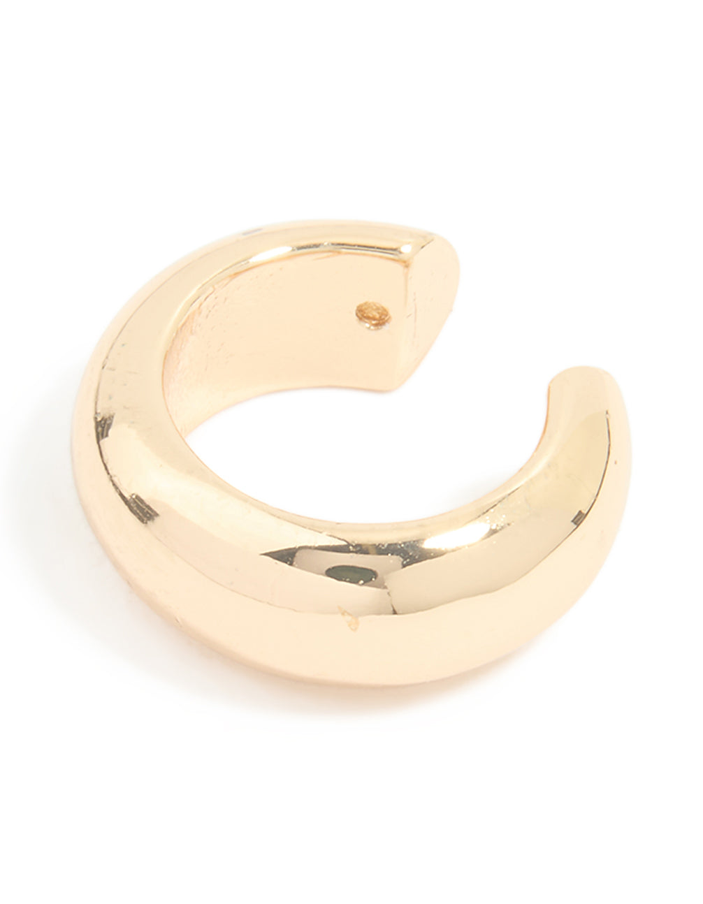 Gold Plated Thick Small Single Ear Cuff