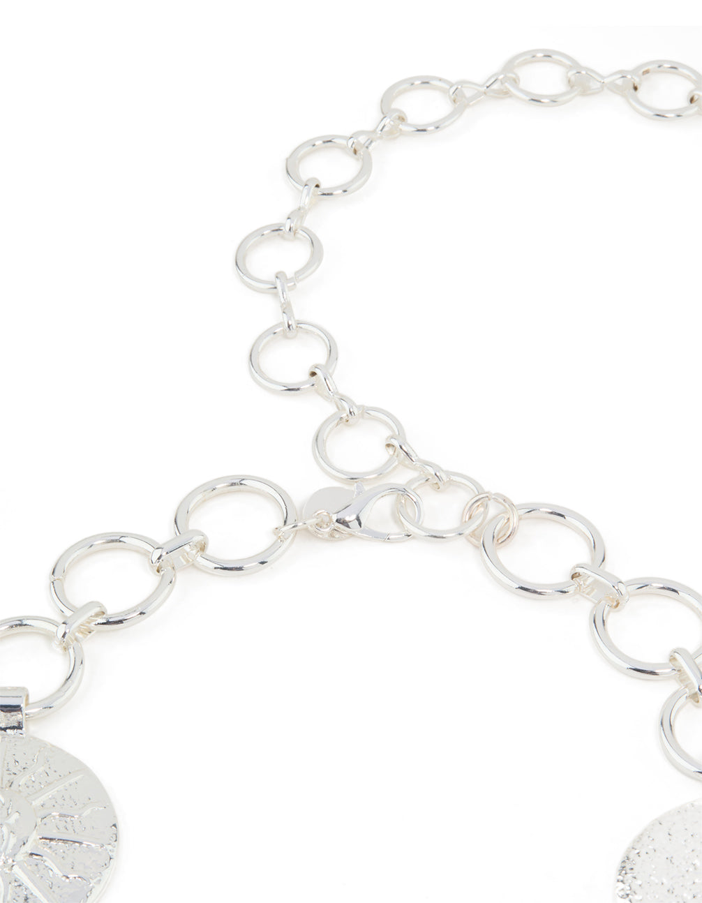 Silver Celestial Sun Linked Belt