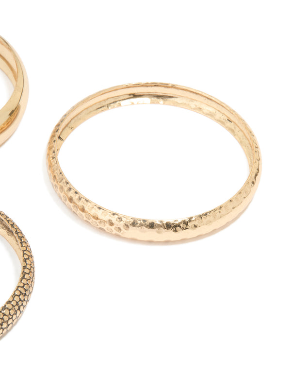 Gold Stacking Bangles 3-Pack