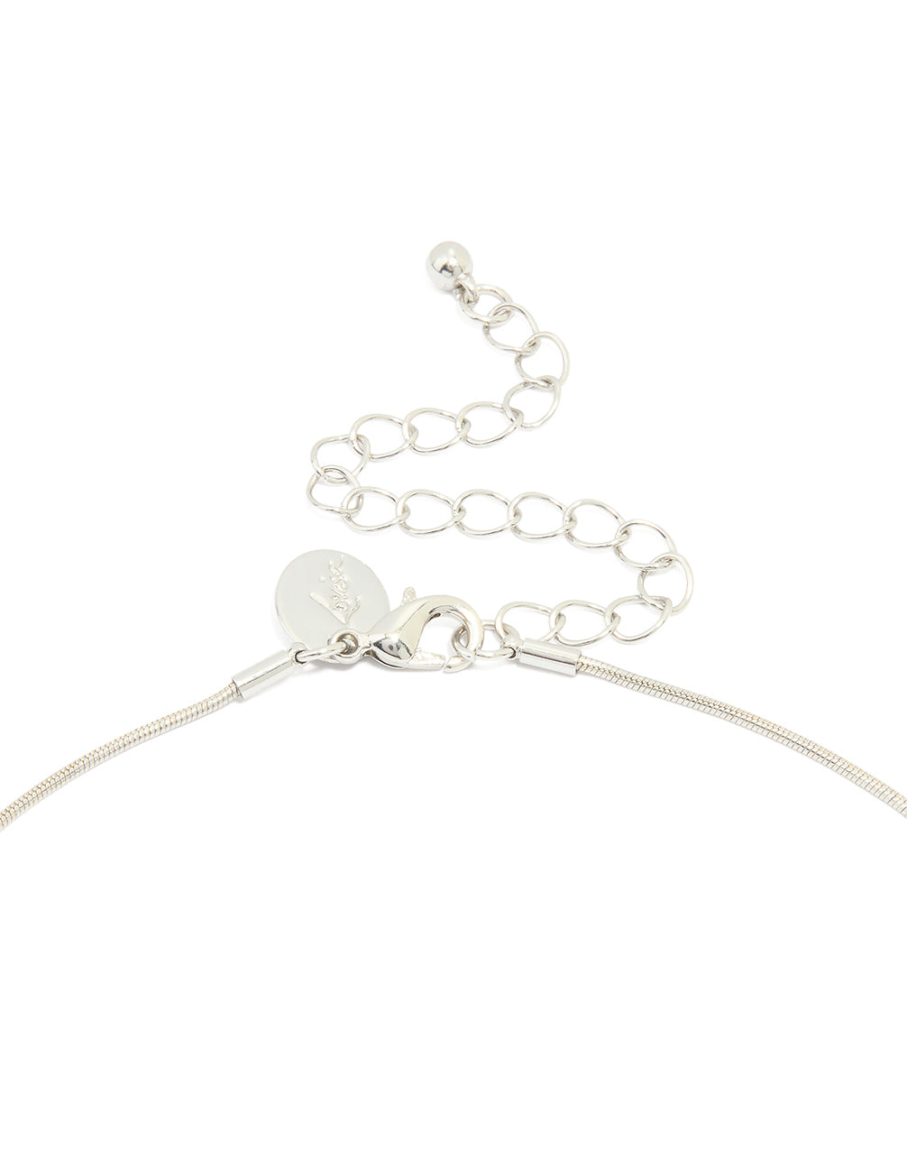Silver Baby Pebble Pendant Necklace