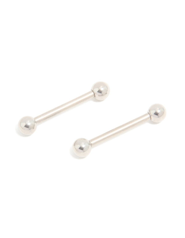 Titanium Plain Ball Nipple Bars