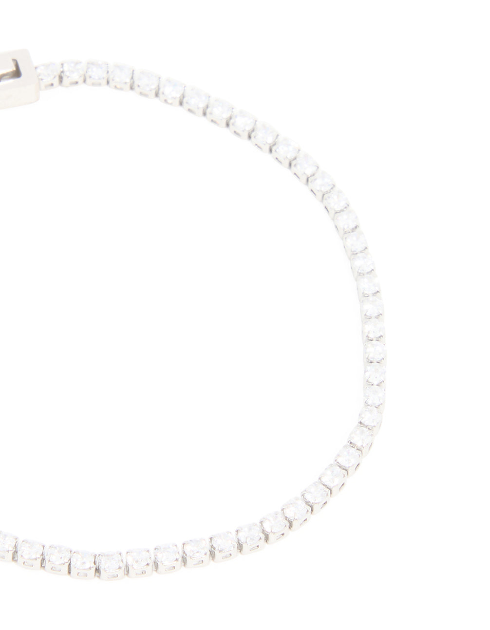 Waterproof Stainless Steel Cubic Zirconia Tennis Bracelet